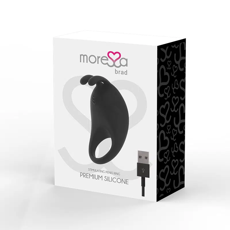 MORESSA - BRAD PREMIUM SILICONE RECHARGEABLE NOIR – Image 4