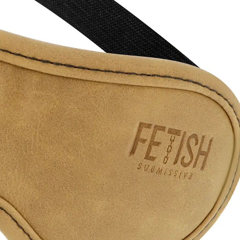 FETISH SUBMISSIVE ORIGEN - MASQUE EN CUIR VÉGAN AVEC DOUBLURE EN NÉOPRÈNE – Image 3